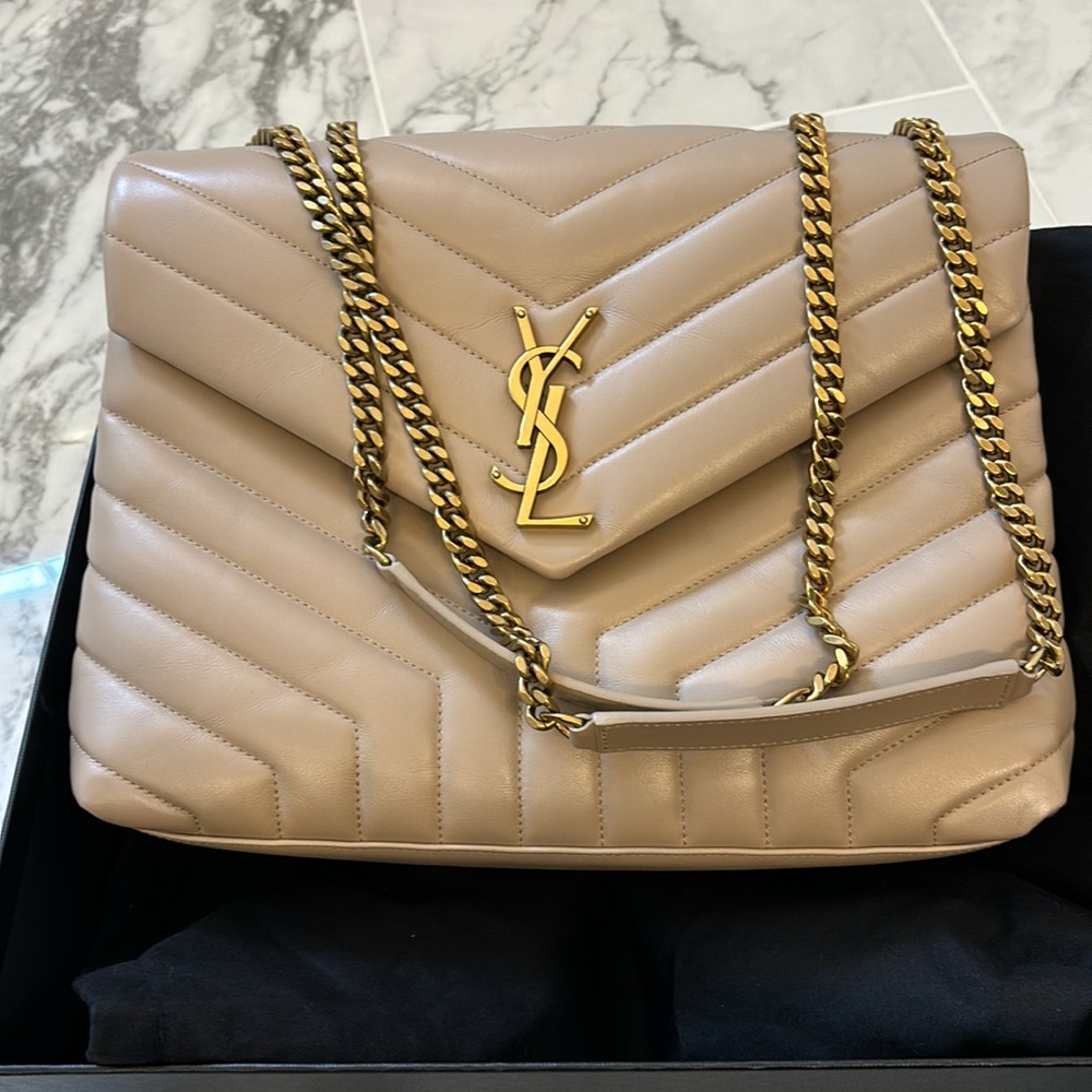 Loulou Medium in Quilted Leather